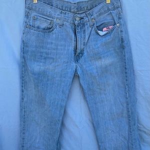 Levi’s distressed denim jeans!